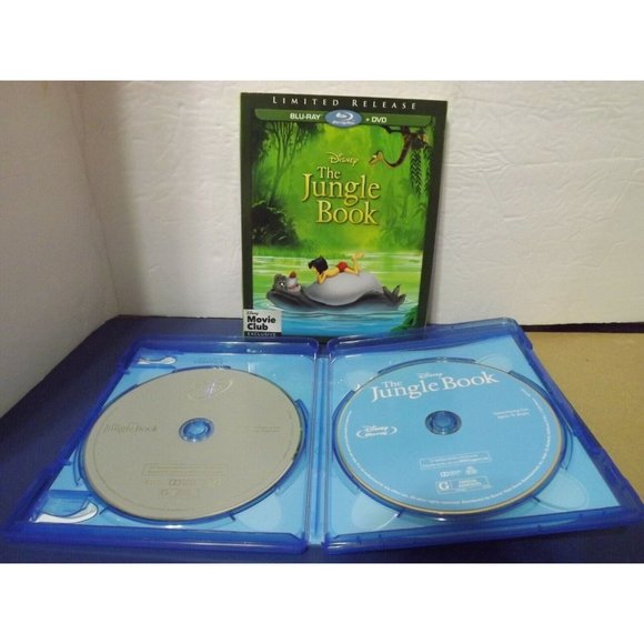 Disney Beauty And The Beast, The Jungle Book, Aladdin Blu Ray Dvd - Picture 7 of 7